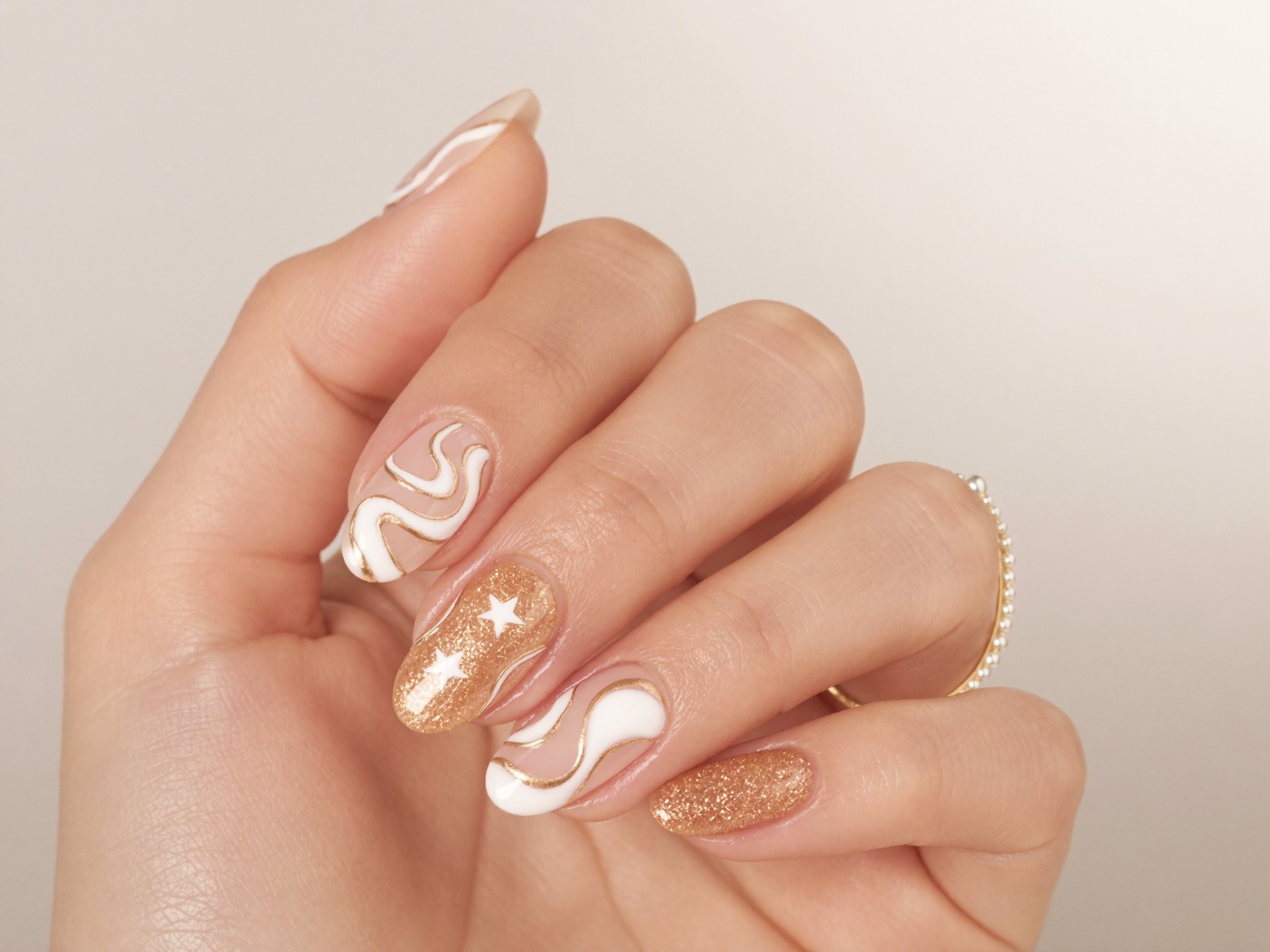 Premium advanced nail artistry detail work in progress